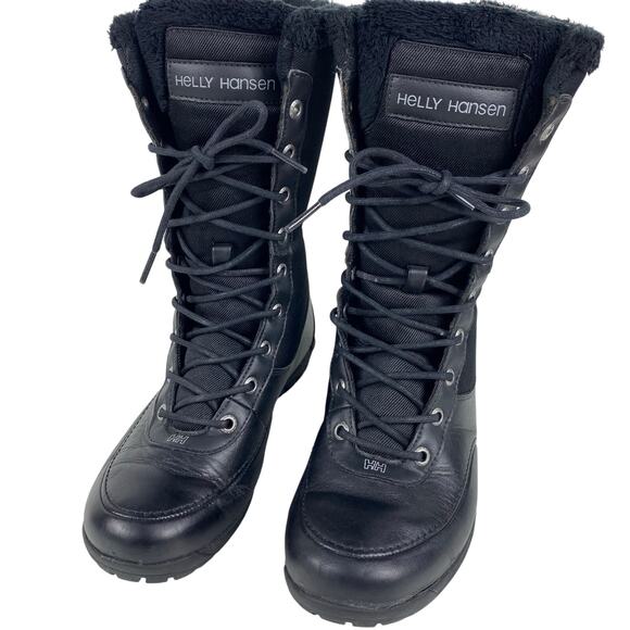 Helly Hansen Black Waterproof Winter Boots Womens Size 6 - Picture 12 of 15